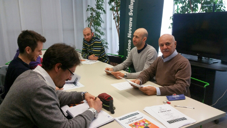 Un momento della conferenza stampa