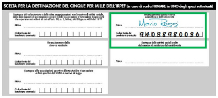 5x1000 alla FNS - sito